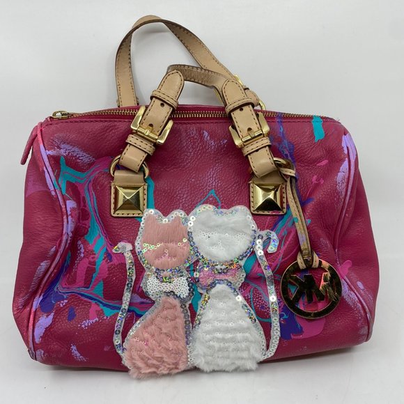 Michael Kors Customized w/ Cats Patch and Graffiti - Picture 11 of 11
